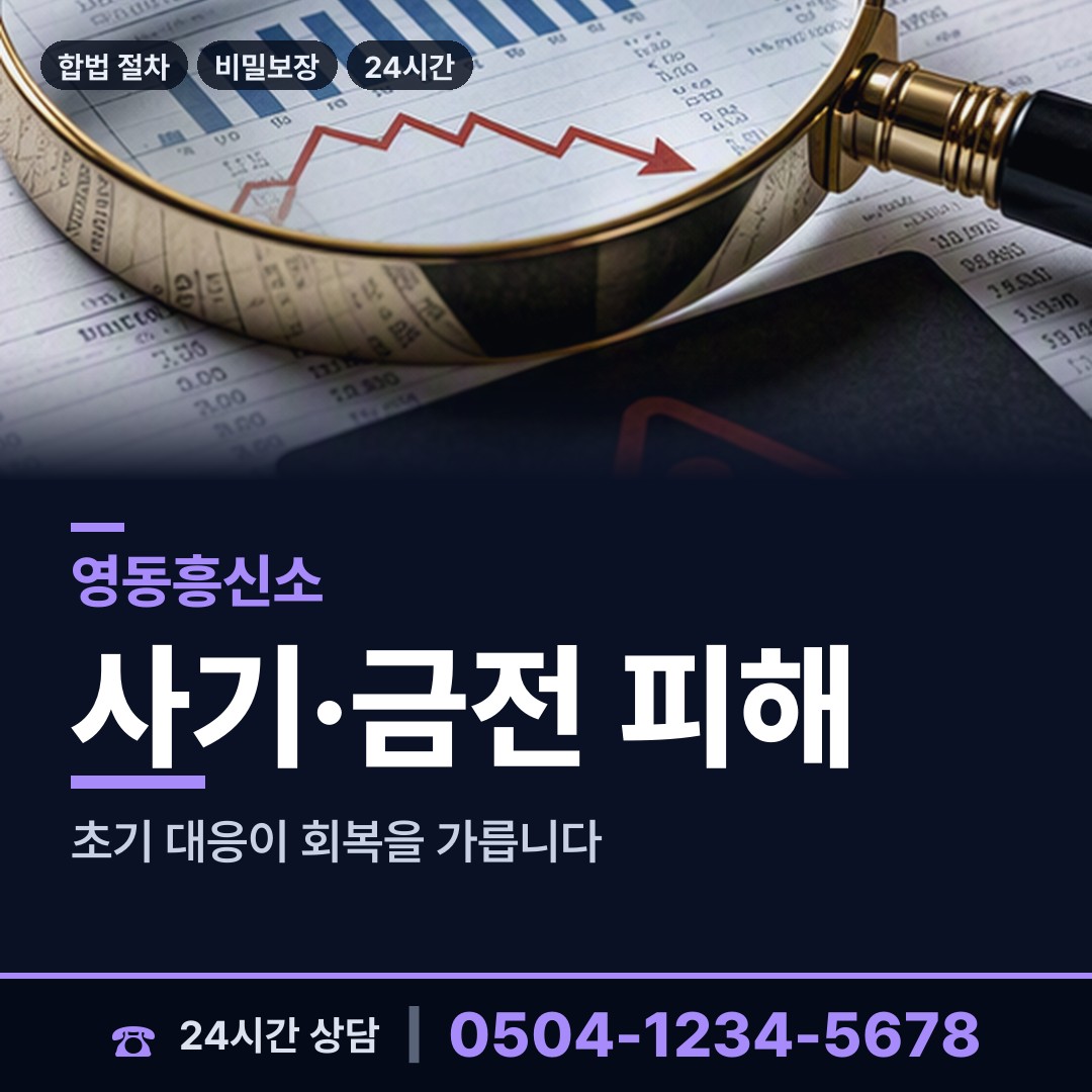 영동 용산면 흥신소탐정 상담 안내