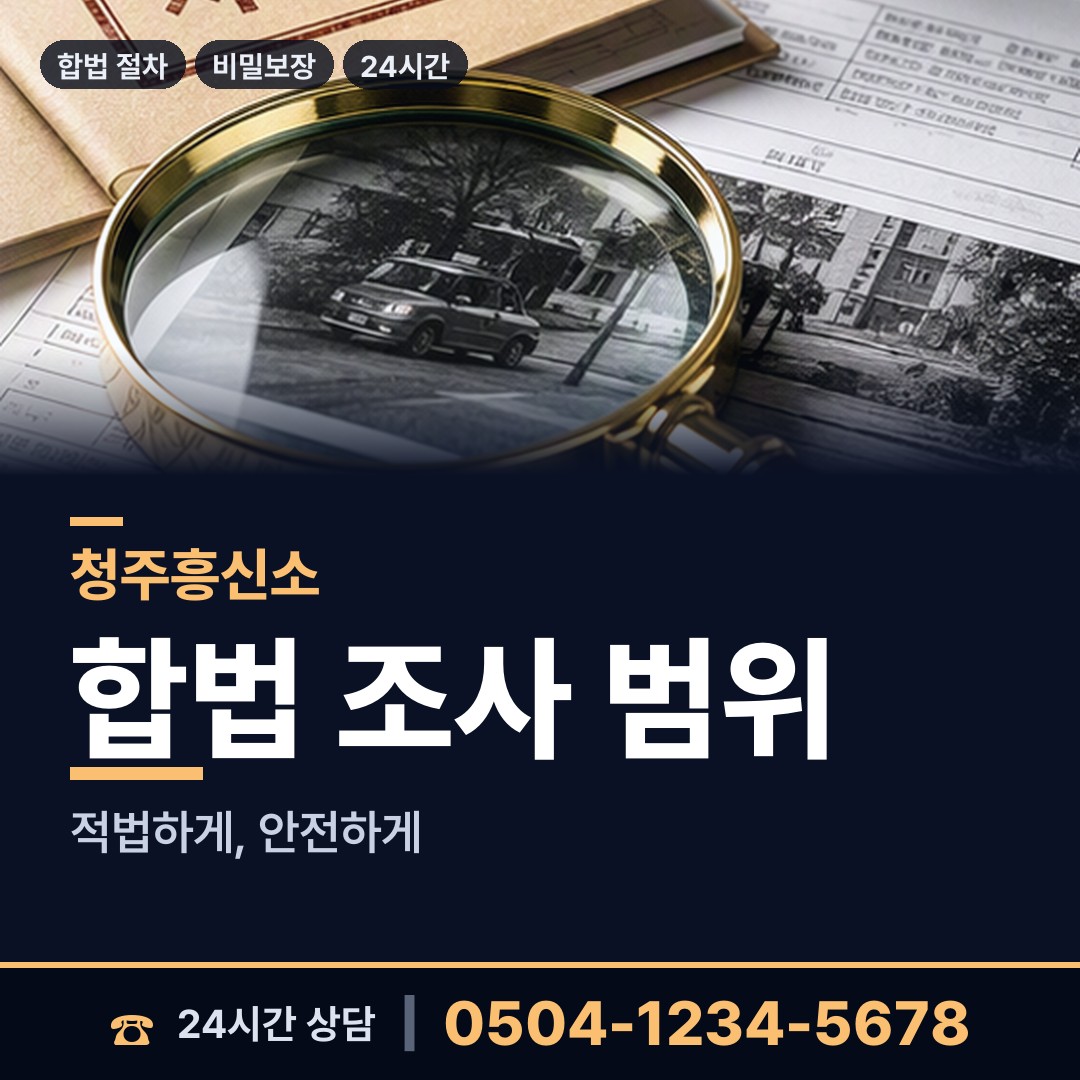 청주 사직2동 대기업조사 상담 안내